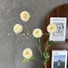 Flores Artificiales con 5 Cabezas, Peonías en Capas para Arreglos de Boda, Accesorios de Fotografía de Alta Gama, Venta al por Mayor para Exportación