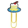 Marcador de Postre de Amazon Papelería para Estudiantes con Clip de Papel de Dibujos Animados Clips de Papel Grandes Lindos Suministros de Oficina DIY