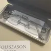 Nuevas Gafas Graduadas Elegantes de Lujo sin Montura con Bordes Cortados para Hombres y Mujeres, Anti Luz Azul, Versátiles, Geniales y Modernas