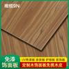 Tecnología Madera Cuero Recubrimiento UV Panel de pared de chapa de madera Panel de decoración de pared de fondo Tablero de pintura para hornear de madera contrachapada multicapa Oliva