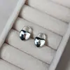 Pendientes 2024 Más Fáciles de Combinar Pendientes de Moda de Plata 925 para Mujer Nuevos Dulces, Casuales, Exquisitos, Compactos, Pendientes que se Pueden Dejar Puestos para Dormir