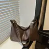 Bolsa de ombro de grande capacidade, moderna, estilo retrô para mulheres, perfeita para o dia a dia, com toque de alta qualidade, nova coleção primavera 2026, estilo coreano, design minimalista