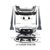 El difusor grande es adecuado para el parachoques central modificado RS6 para Audi A6, rejilla central 2019 C8, labio trasero, salida de escape