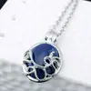 Películas y TV europeas y americanas periféricos The Vampire Diaries anti-luz diurna plata chapada Catherine collar de piedra natural fabricantes venta al por mayor directa