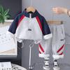 Traje de Otoño e Invierno para Niño 2025 Ropa de Invierno Nueva Ropa para Niños Estilo Invierno Sudadera Deportiva de Dos Piezas con Forro Polar para Bebé