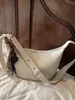 Bolso Moderno Estilo Coreano para Mujer 2025 Verano Nueva Moda Bolso Sencillo Casual Tipo Dumpling para el Trabajo y los Viajes Diarios Bolso Cruzado para Mujer