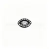 Aretes de Aleación de Titanio Astmf-136 Serie Negro Brillante Rosca Interna de Titanio G23 Cabeza de Piercing de Zirconia