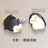 Calcomanías de Pared Decorativas para Cubrir Agujeros, Calcomanías de Diseño para Pared de Puerta de Habitación de Dormitorio, Patrones Pequeños Autoadhesivos, Pandas Rojos