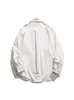 Camisas de Otoño e Invierno Disfrazadas Nanxia con Diseño de Marca de Moda Camisas Blancas para Hombre, Chaquetas de Manga Larga, Estilo Sencillo