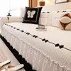Cojín de Sofá de una Pieza Fijo Cubierta de Tela para Sofá Chenille Universal para Todas las Estaciones Estilo Retro Artículos para el Hogar Cojín de Asiento de Sofá