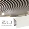 Tubo Quadrado de Alumínio com Textura de Madeira Material para Teto Auto-Instalação Teto de Escritório Decoração em Tira Longa Varanda Grelha de Tubo Quadrado de Alumínio Especificações
