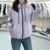 Chamarra con capucha de estilo casual para mujer, nuevo modelo primavera y otoño 2026, chamarra versátil y rejuvenecedora con cierre para personas petite