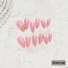 24 PIEZAS Colección de Arte para Uñas Bestseller Transfronterizo Navidad Halloween Flor Uñas Portátiles Ojo de Gato Halloween Piezas de Uñas Portátiles