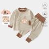 Roupas Infantis Recém-Nascido Casa Roupas e Calças de Outono Meninos e Meninas Pijamas de Outono e Inverno Roupa Térmica Infantil Roupas e Calças de Outono