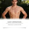 Oceaura Crema Limpiadora Suave para el Vello Corporal de Hombre para Piernas, Hidratante y Suavizante, Cuidado del Vello Corporal