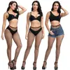 Medias de Rejilla Tendencia Celebridad de Internet Jeans Rasgados Malla Pequeña Malla Mediana Medias de Rejilla Jeans Medias para Mujer
