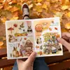 Serie de Cuentos de Peluche Dibujos Animados Animales Lindos Mascotas Pegatinas Planas Diario Personalizado Decoración Tarjeta Goo Pegatinas