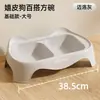 Dispensador Doble de Acero Inoxidable para Comida y Agua para Mascotas para Uso en Casa, Adecuado para Perros y Gatos, Suministros para el Hogar al por Mayor