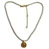 Estilo Sencillo Europeo y Americano Mismo Estilo Popular en Internet Cabeza Roja Diosa de las Monedas Collar de Perlas de Agua Dulce Natural Colgante de Cabeza de Reina