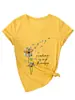 Estación Independiente Transfronteriza Europea y Americana Wish Camisa Casual Elegante para Mujer de Manga Corta con Cuello en V Mi Terapia es Leer