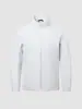 Jaqueta de negócios nova de outono, cor sólida, gola alta, uniforme para trabalho em equipe masculino, com logo impresso e bordado