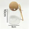 Frascos de Almacenamiento Transfronterizos, Frascos para Almacenar Granos, Frascos de Vidrio Transparente para Té, Tapones de Corcho, Frascos Sellados de Vidrio de Borosilicato Alto
