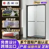 Fabricante Venta al por Mayor Cabina de Ducha Rectilínea Acero Inoxidable Partición de Vidrio Mampara Recta Puerta Corredera de Baño Separación Húmedo y Seco