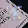 Cuentas de Cristal de Vidrio Checo Coloridas Gota de Agua Flor de Loto Peonía Pétalos Material para Pasadores DIY Estilo Nacional Accesorios para el Cabello Cuentas de Vidrio