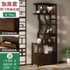 Estante de Armazenamento para Armário de Chá Prateleira de Chá de Chão Multicamadas Prateleira de Exibição Layout de Sala de Chá Estante de Armazenamento para Conjunto de Chá Novo Estilo Chinês Gabinete Multi-Tesouro