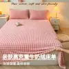 Juego de sábanas de cama nuevo 2026, color sólido, engrosado, terciopelo de leche, tamaño grande, con borlas, amigable con la piel, suave y cálido, juego de ropa de cama de invierno de tres piezas