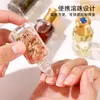 Aceite nutritivo para cutículas de uñas, anti-padrastros, fragancia floral, loción transparente para el cuidado de las manos, pequeño y portátil, 0 aditivos, aceite hidratante