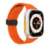Para Apple Watch 123456789 Generación Ultra Caballo de Amor Hebilla Magnética Plegable Correa de Reloj de Silicona