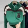 Malhas Versáteis Outono/Inverno 2025 Novo Estilo Coreano Solto Moda Estudantil Malhas para Homens e Mulheres Usarem ao Ar Livre