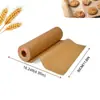 Papel de Hornear, Papel de Aceite de Silicona, Papel Pergamino, Papel para Rollo de Horno, Papel para Barbacoa, Papel para Pastelería, Antiadherente, Resistente a Altas Temperaturas