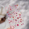 2026 Novo Modelo Ano do Cavalo Pônei Colorido Embossado Adesivos para Unhas 3D Fofo Caneta Porta-Lápis DIY Copo d'Água Adesivos para Unhas