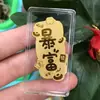 Pegatinas para Teléfono Móvil Serie Nueva Año del Caballo de Oro Puro 999 con Adhesivo Trasero que Contienen 2mg de Oro, un Regalo para Amigos en su Cumpleaños
