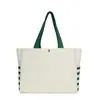 Bolsa de Lona Bolsa Personalizada Ecologicamente Correta Sacola de Compras Logotipo Estampado Personalizado Ombro Único Publicitária Corporativa Sacola de Compras Personalizada