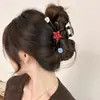 Pinza para el pelo versátil estilo coreano, accesorio para el pelo de color contrastante, nuevo modelo de alta gama 2026, pinza de tiburón de gran volumen para mujer