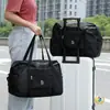Bolsa de Almacenamiento Plegable para Viaje, Organizador de Ropa Impermeable, Cubierta de Maleta Portátil de Gran Capacidad, Bolsa de Viaje con Ruedas