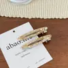 Ácido Acético Oval Oco Grampo de Cabelo Requintado Clip Diário Doméstico para Maquiagem Clip Simples para Franja Lateral Moda Clip Bico de Pato
