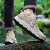 Novos sapatos casuais masculinos para trilha e montanhismo, transfronteiriços, para todas as estações, de tamanho grande, leves, confortáveis, respiráveis e duráveis, disponíveis para atacado