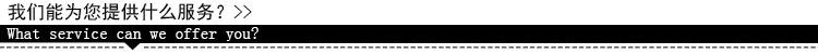 我们能为您提供什么服务？