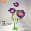 Tienda de flores de papel gigantes a gran escala Meichen decoración de boda accesorios de boda diseño de ventana productos de flores de papel falsas hechas a mano