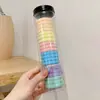 Nuevos Accesorios para el Cabello 20 Latas de Gomas Elásticas de Alta Elasticidad para el Cabello, Bandas de Goma Altas para Cola de Caballo, Cuerdas de Bolas para el Cabello, Anillos de Toalla Sin Costuras