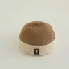 Gorra de Melón con Logo de Letra Fresco de Moda para Niños Venta al por Mayor Sombrero de Propietario Estilo Chino Otoño Gorra de Pana Cálida Hip-Hop para Niños