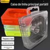 Caixa Principal de Linha de Pesca de Plástico com Mil Mãos, Caixa de Carretel Resistente à Pressão, Atacado em Massa, Equipamento de Pesca Portátil Especial para Linha Principal e Sub-Linha, Linha de Pesca