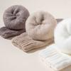 Meias Masculinas Outono e Inverno Forradas de Lã Meias Grossas Enormes Meias de Veludo Idoso Meias de Chão Quente Meias Terry Resistentes ao Frio