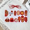 Atacado Transfronteiriço Palitos Torcidos Criptografados, Hastes de Chenille Branco Espessadas Ultra-Densas, Kit de Material DIY para Buquê de Flores Coloridas