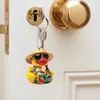 Nuevo Colgante Transfronterizo de Acrílico Plano 2D de Pato Pequeño, Gato Negro, Águila para Espejo Retrovisor de Coche, Decoración, Regalo de Vacaciones