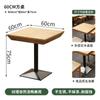 Juegos de Mesas y Sillas de Madera Maciza para Cadenas de Restaurantes, Asientos de Cabina para Restaurantes Cafetería, Tienda de Fideos, Tienda de Fideos de Arroz, Mesas y Sillas de Comedor para Uso Comercial
